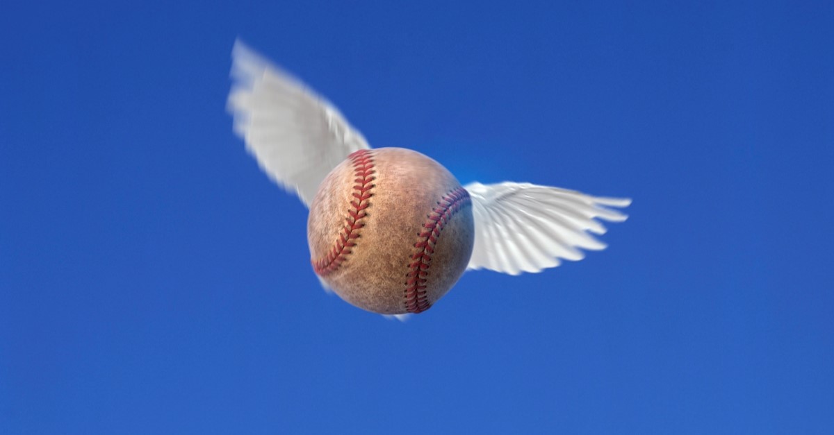baseball with angel wings, christian jokes