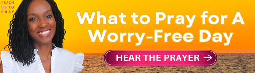 Banner ad for Teach Us to Pray Podcast