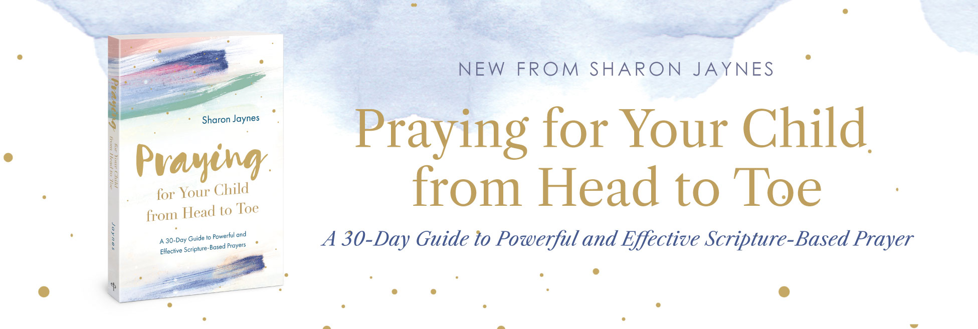 praying for your child from head to toe book banner