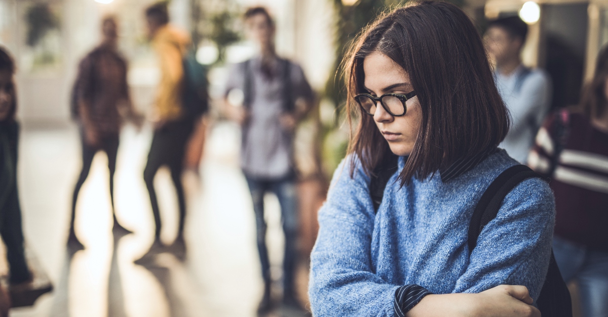 Girl left out at school