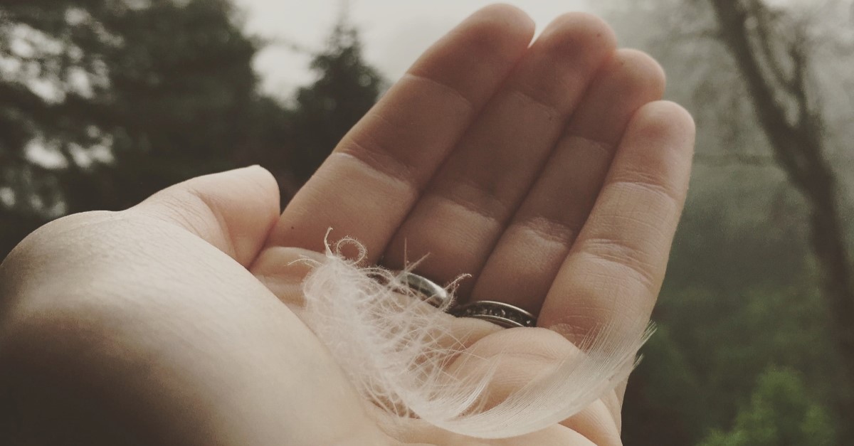 hand holding feather, what does the bible say about masturbation