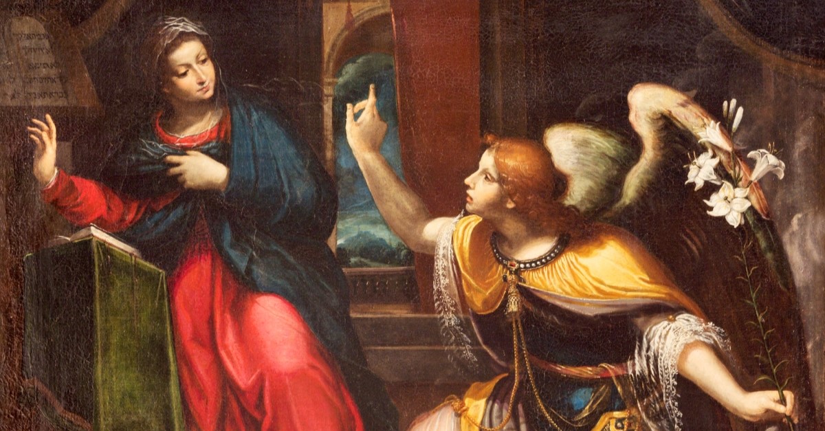 outline angel gabriel message to mary