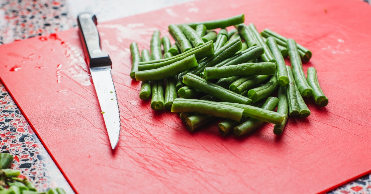 Chopped green beans