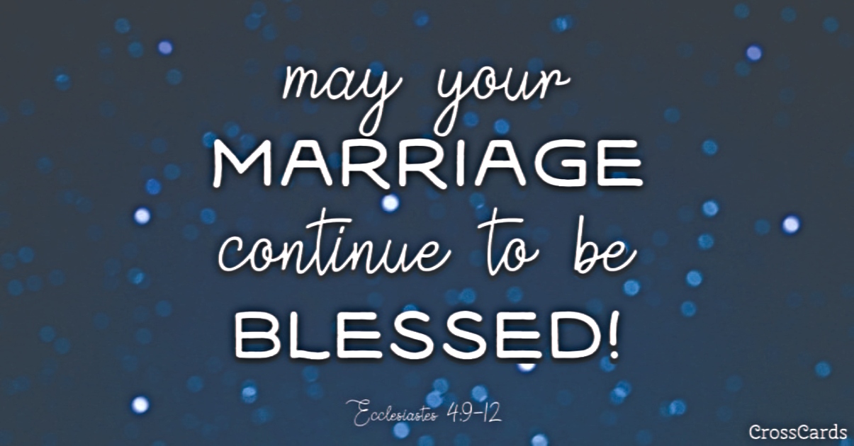 Marriage Blessing CrossCard