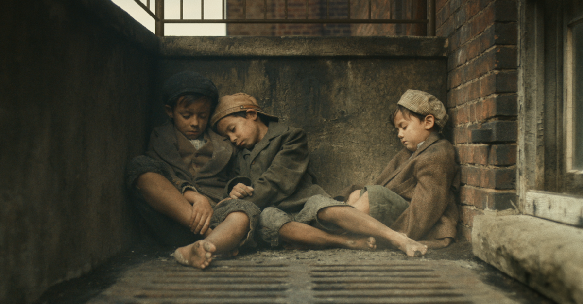 Cabrini orphan kids on street poverty