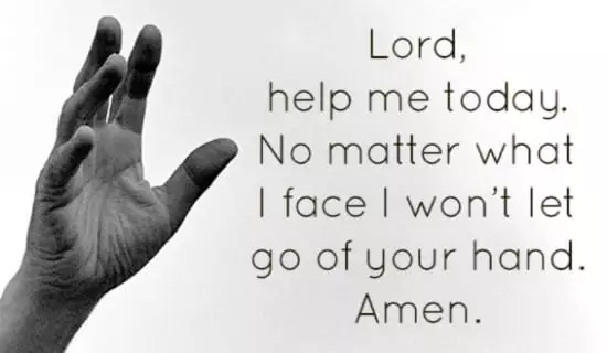 help me today prayer