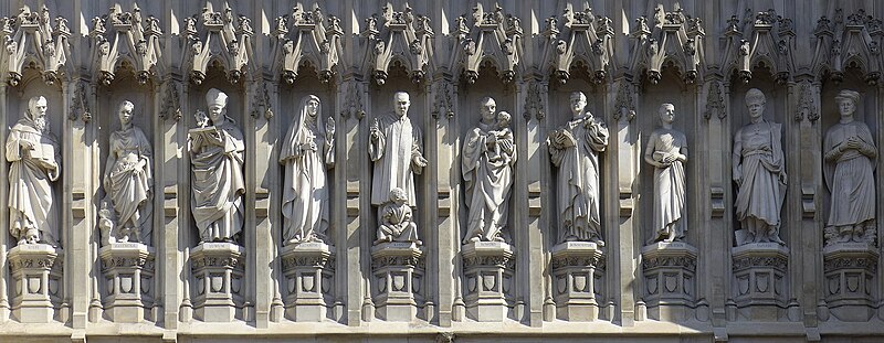 Westminster Abbey - Statues of 20th-century martyrs