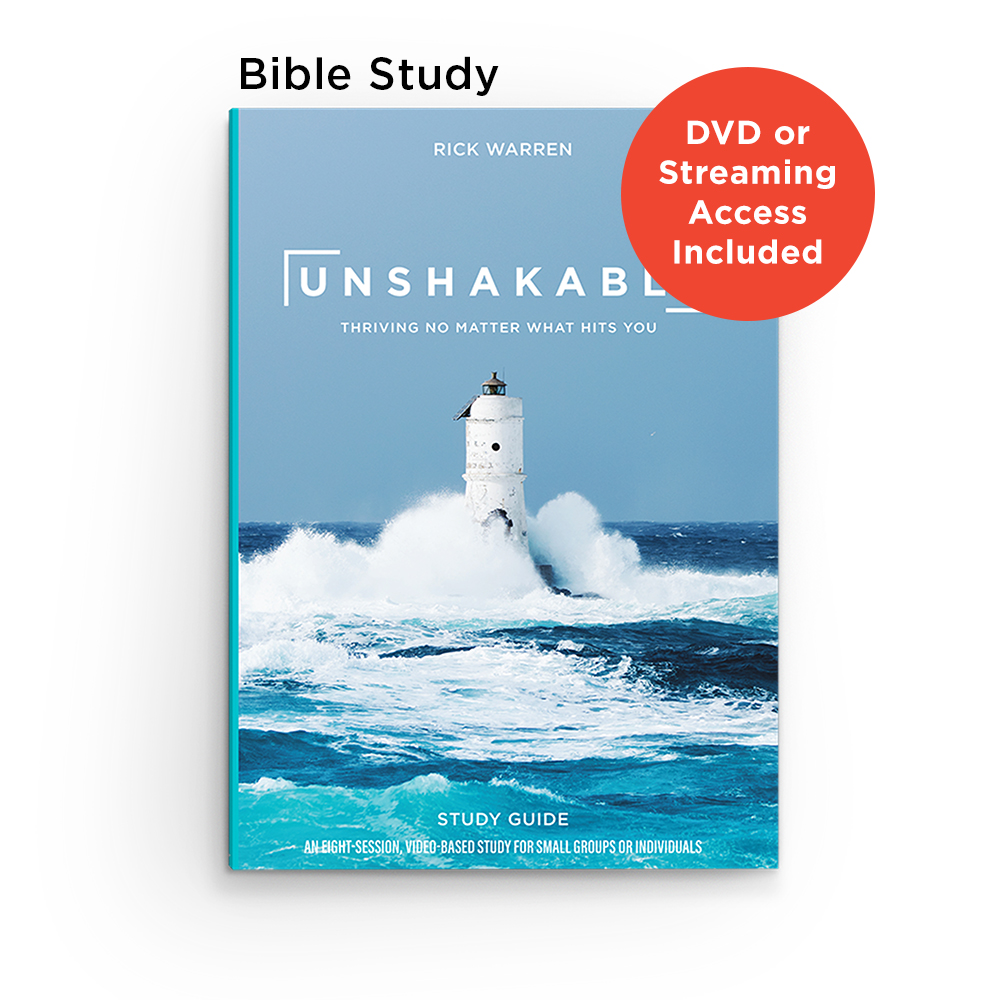 Unshakable Bible study rick warren daily hope offer