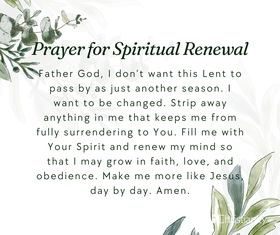 Prayer for Spiritual Renewal