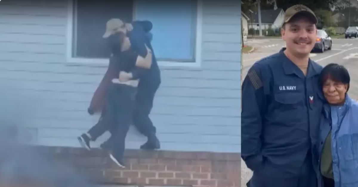 Heroic Navy Sailor Puts His Safety at Risk to Rescue Family from