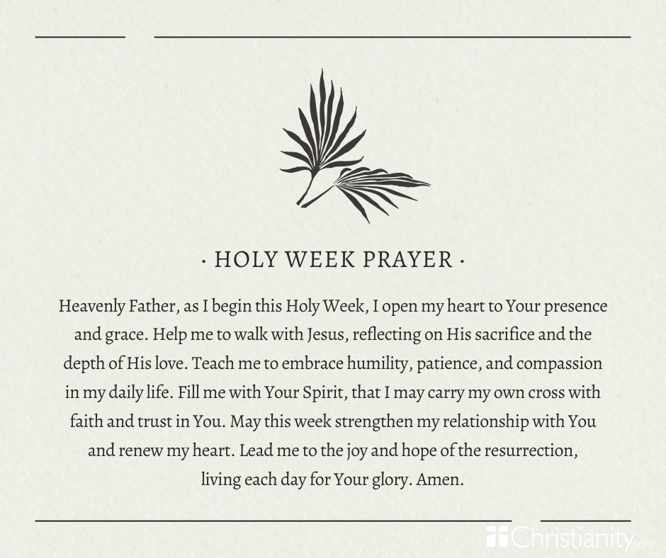 Prayer for Holy Week