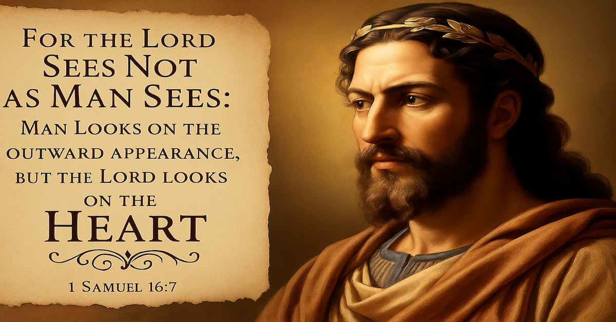 King David - the Lord looks at the heart