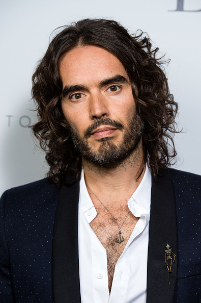 Russell Brand Headshot for Celebrity Bio
