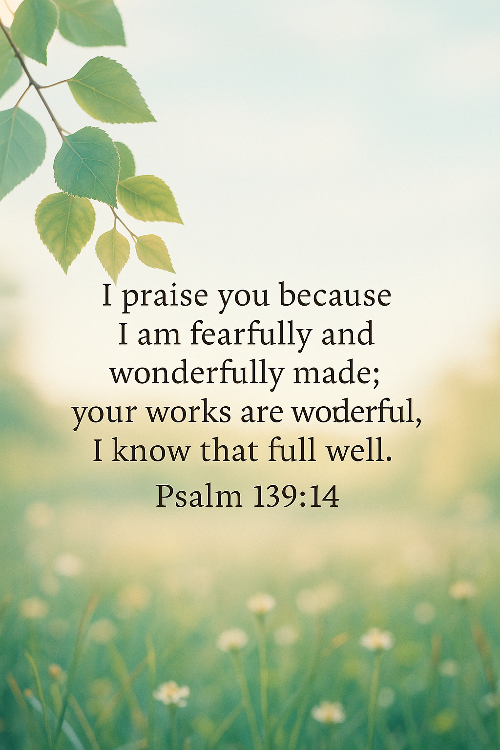 Fearfully and wonderfully made