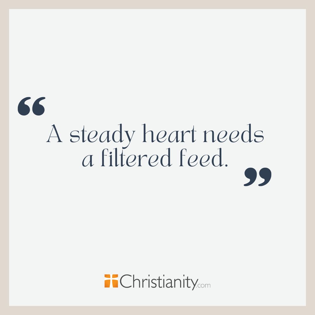When the news is overwhelming, filter your social media feed ...your media intake.