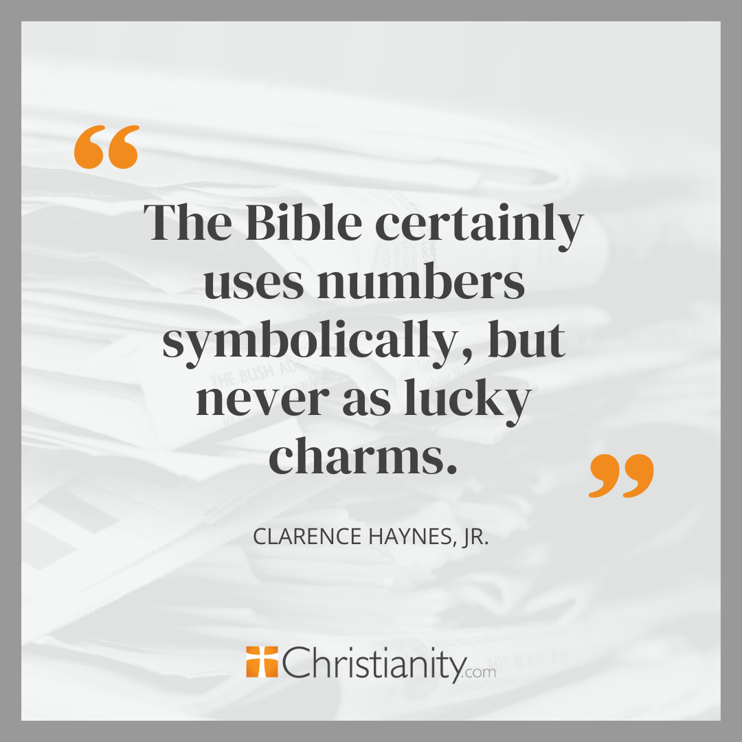 Quote from an article about Taylor Swifts lucky number 13, and if lucky numbers are biblical