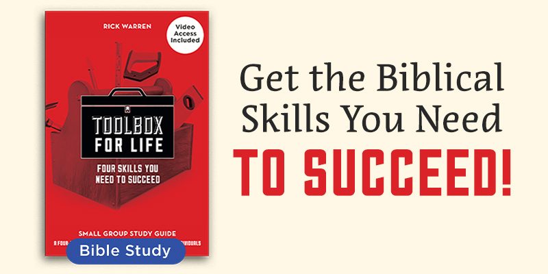 Toolbox for Life Rick Warren book Daily Hope offer