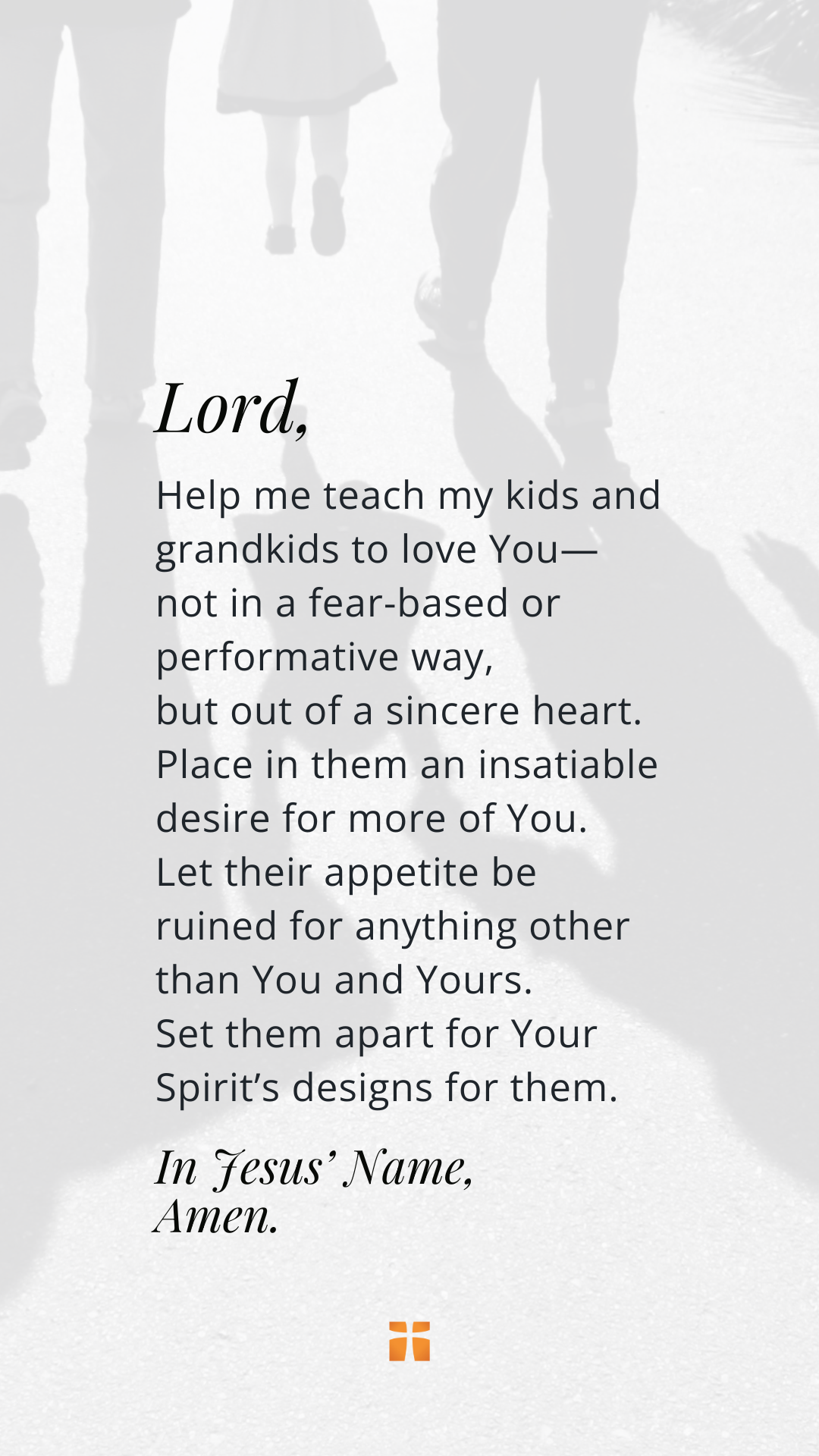 Prayer for Kids and Grandkids Phone Wall Paper