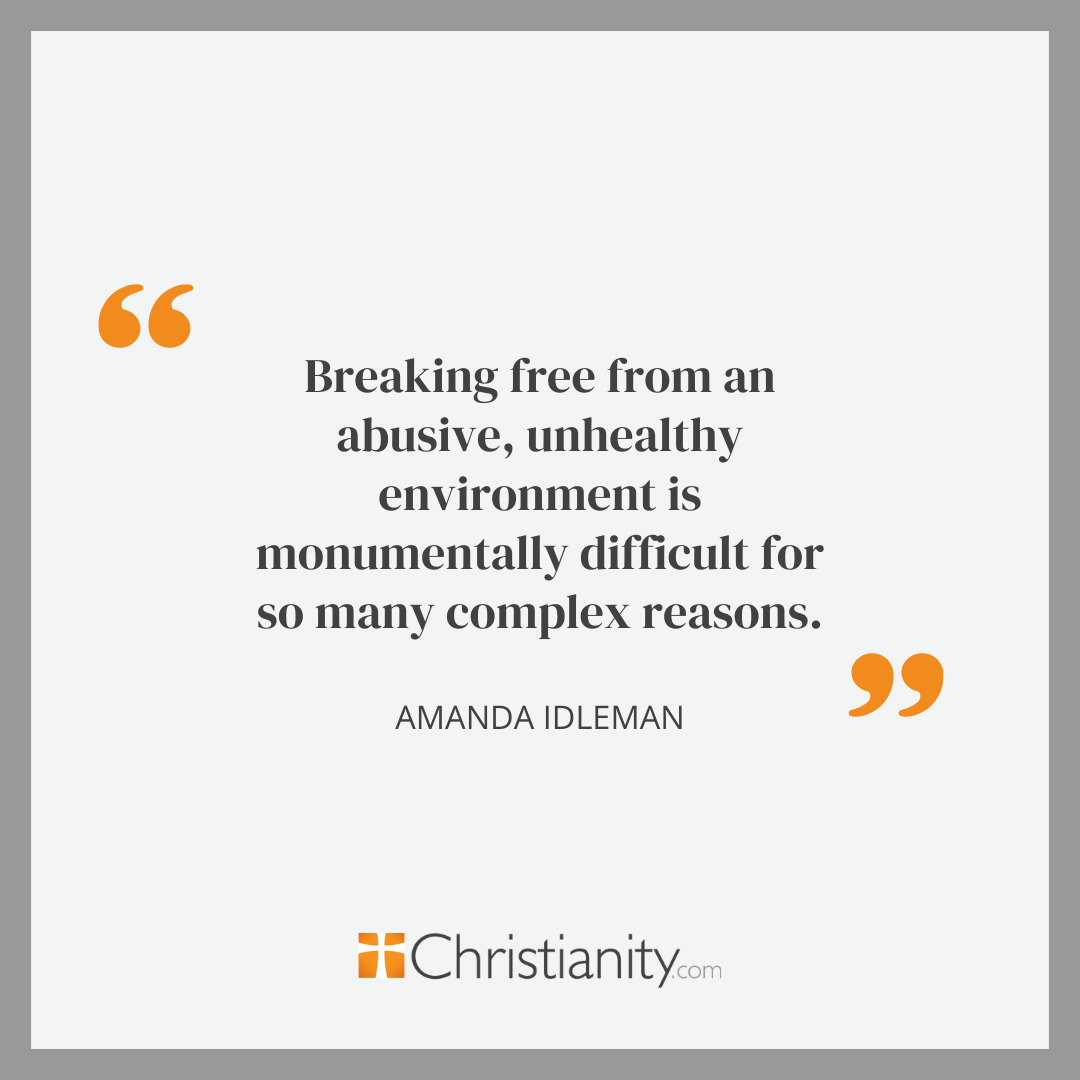 Quote from an article about domestic abuse.