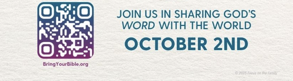 Focus on the Family Bring Your Bible Event QR code