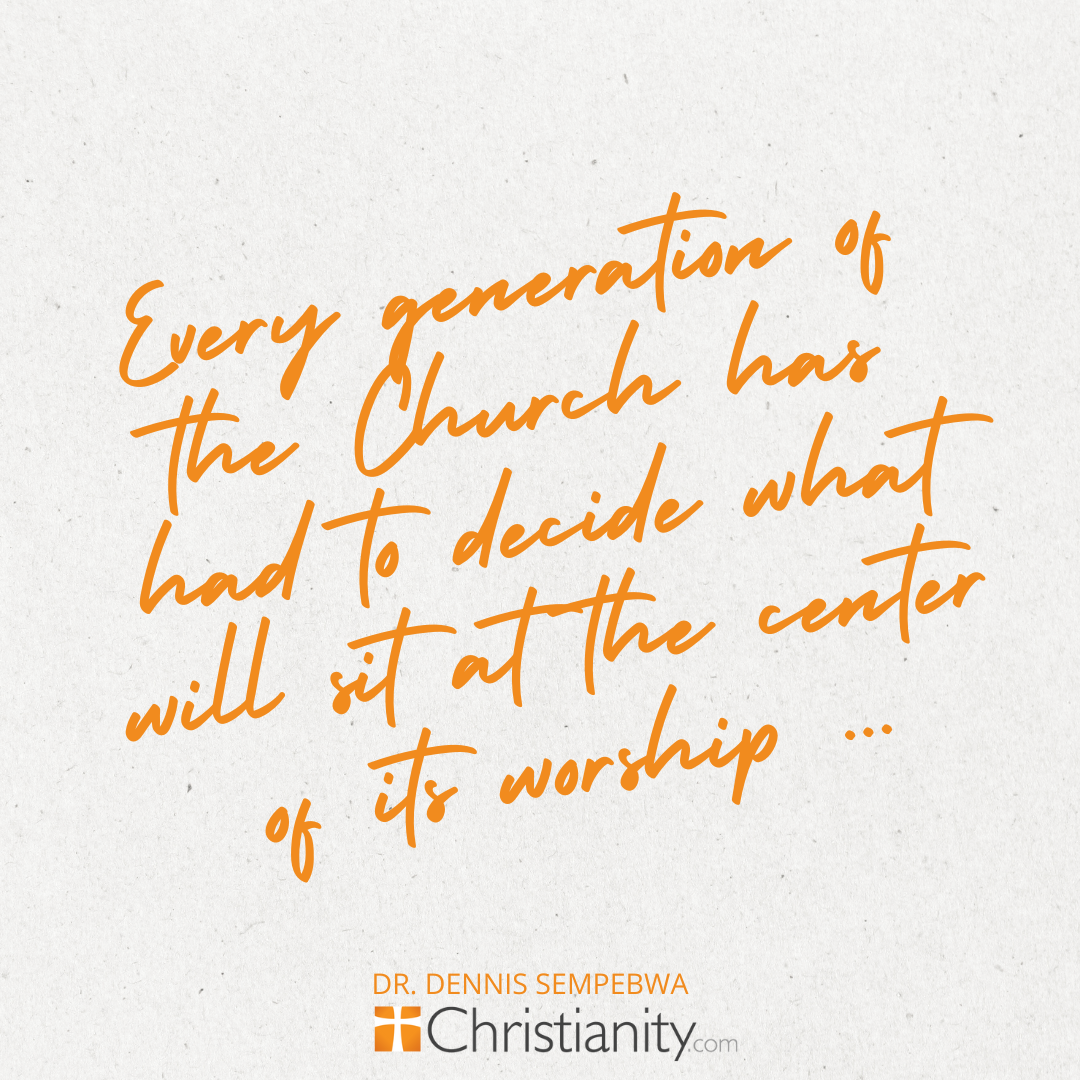 Quote from an article about modern worship
