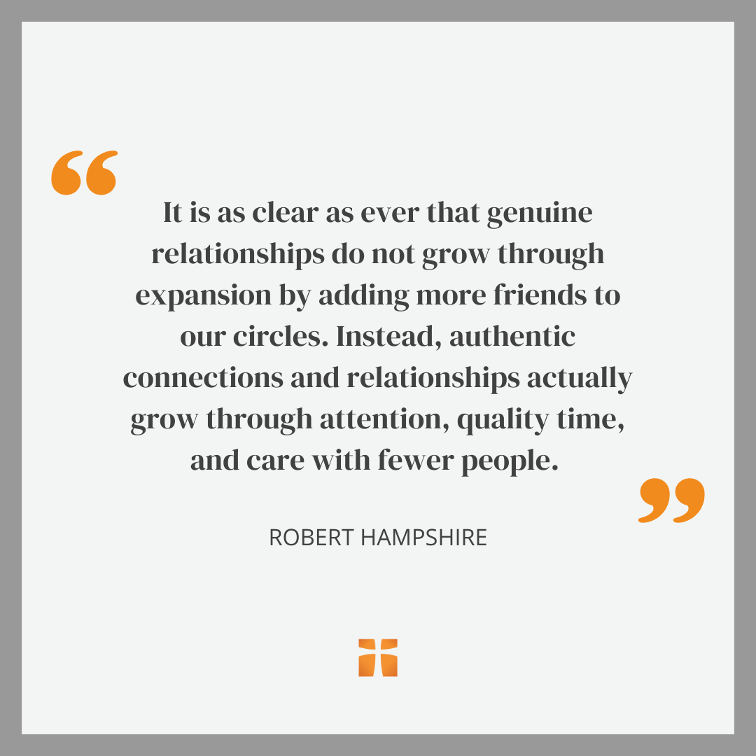 A quote from an article about in inability to be friends with everyone.