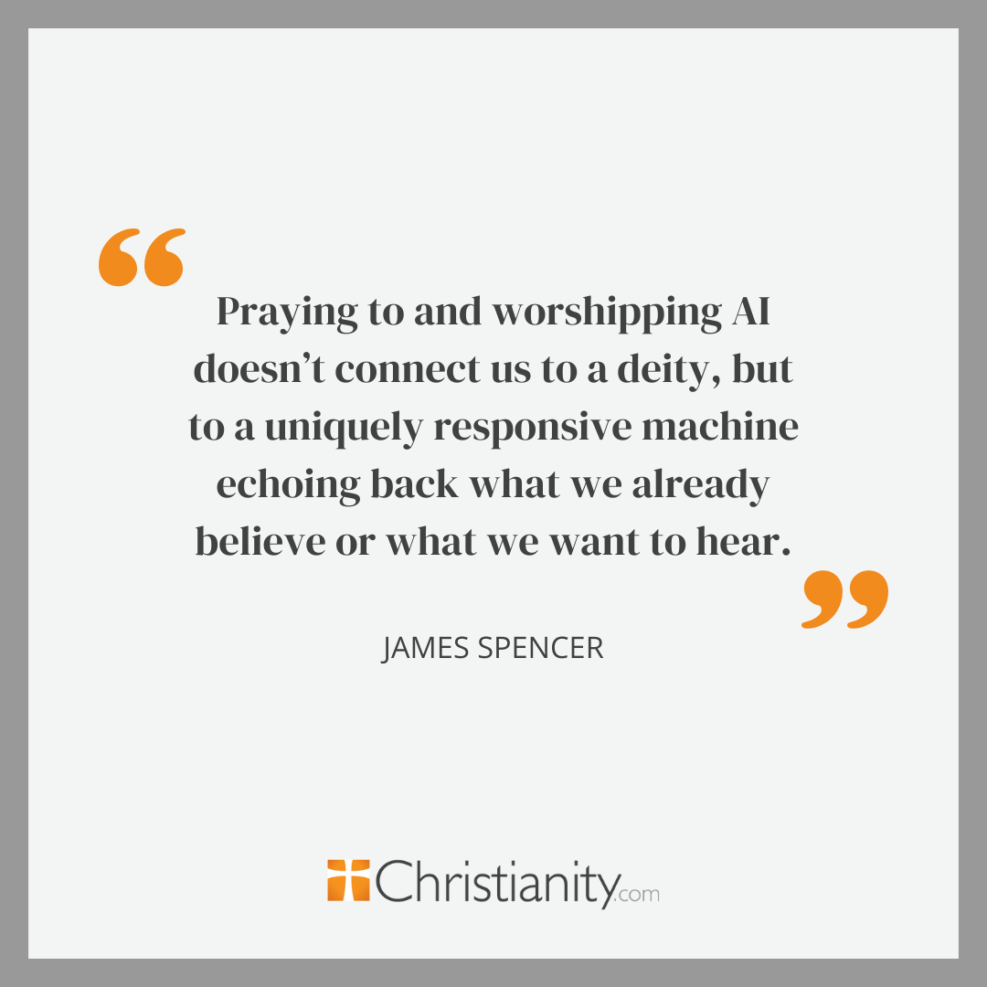 Quote from an article about praying with AI
