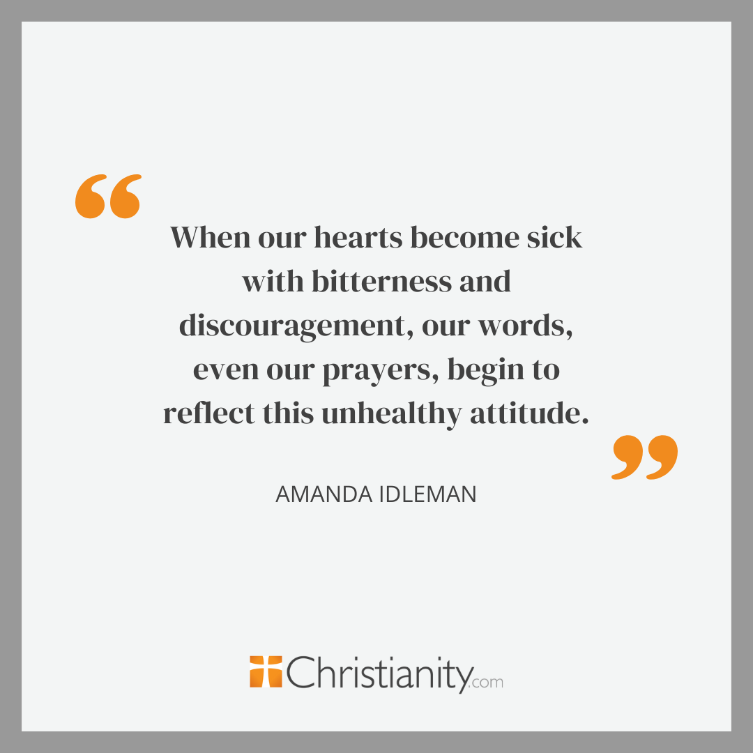 Quote from an article about praying in anger