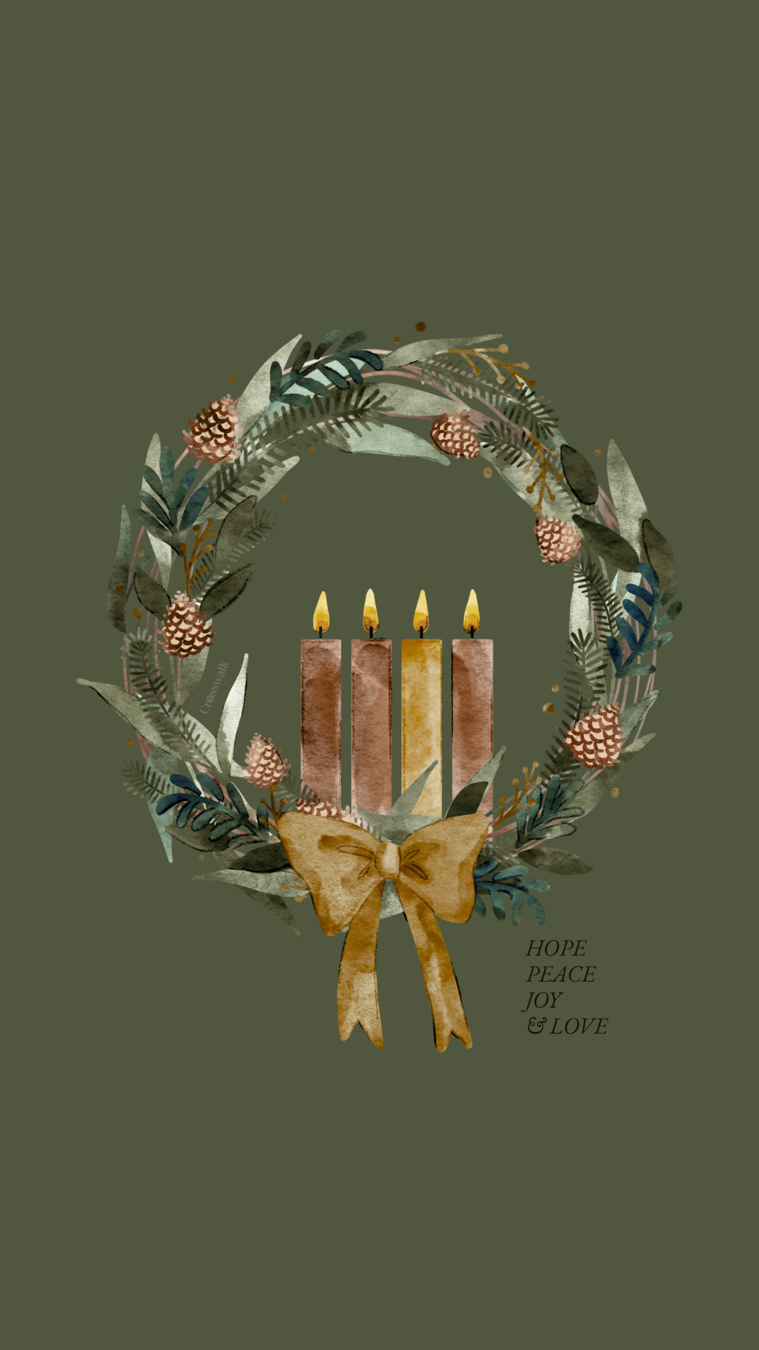 Advent Christmas Phone Wallpaper