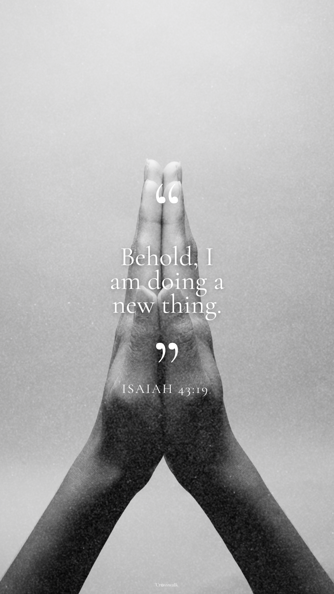 CW Behold I am doing a new thing New Year phone wallpaper