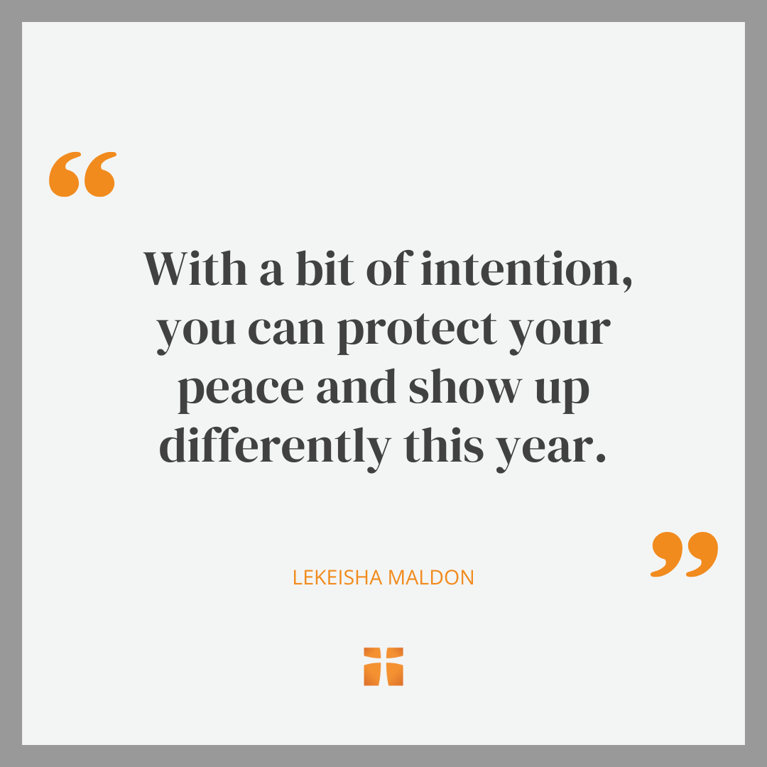 Quote from an article about the busyness of the holiday season