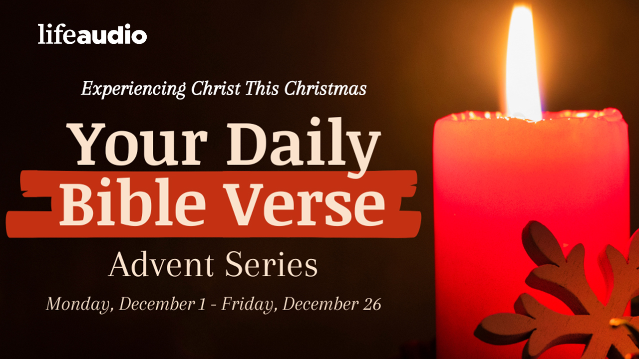 Your Daily Bible Verse Advent Podcast Ad
