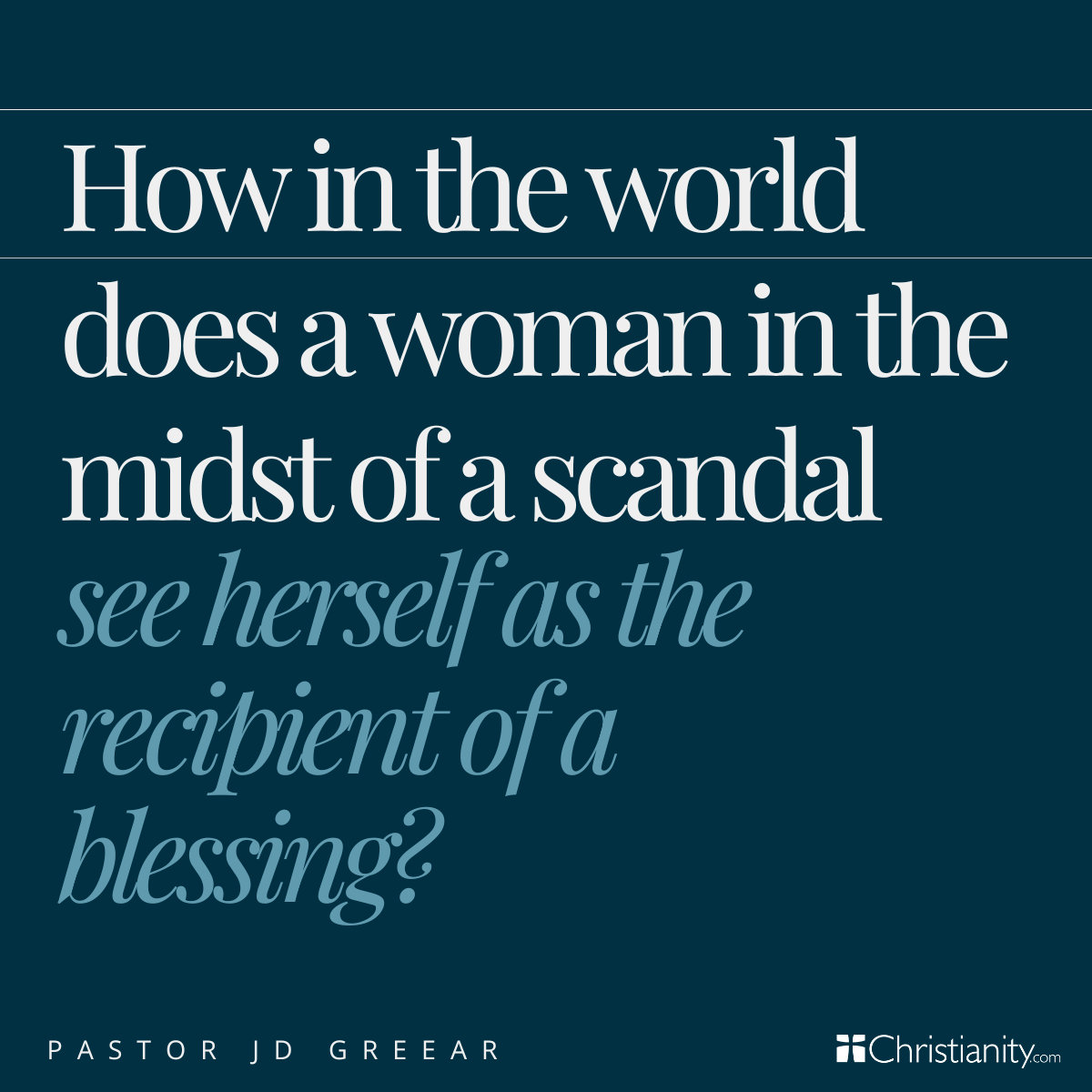 Ask the Pastor with JD Greear