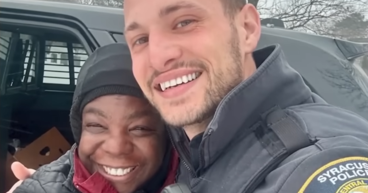 New York Police Officer Reunites With Woman He Helped on a Cold Winter Day