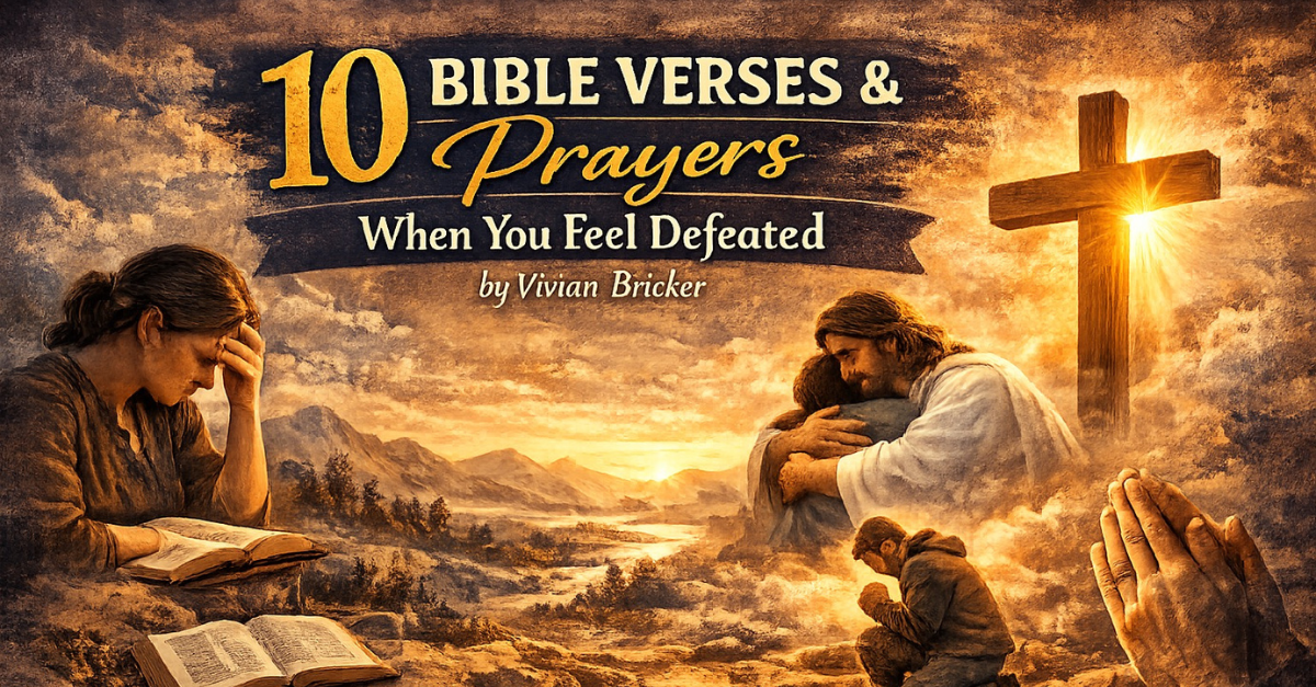 10 Encouraging Bible Verses and Prayers for When You Feel Defeated