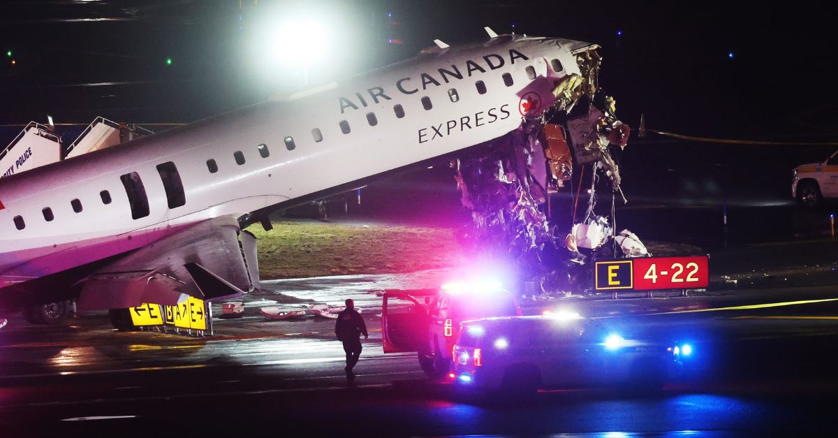 Air Canada Jet Crash Sends 40+ Passengers to Local Hospital