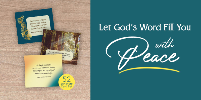 Experience God’ s Peace Scripture Cards
