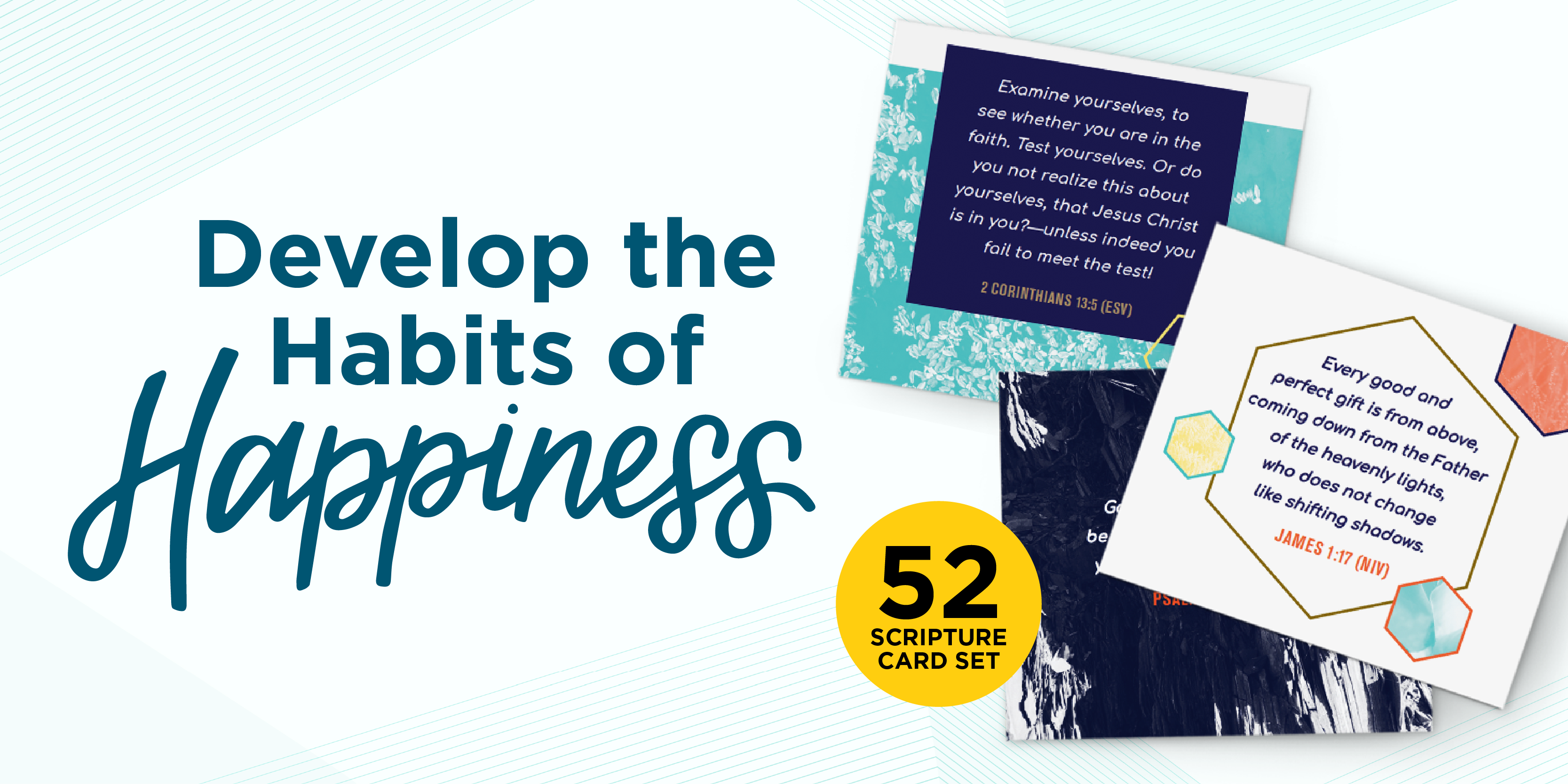 The Habits of Happiness Scripture Cards
