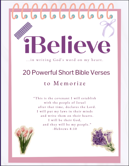 20 Powerful Short Bible Verses to Memorize