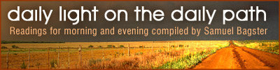 Daily Light on the Daily Path banner