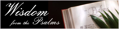 Wisdom from the Psalms banner