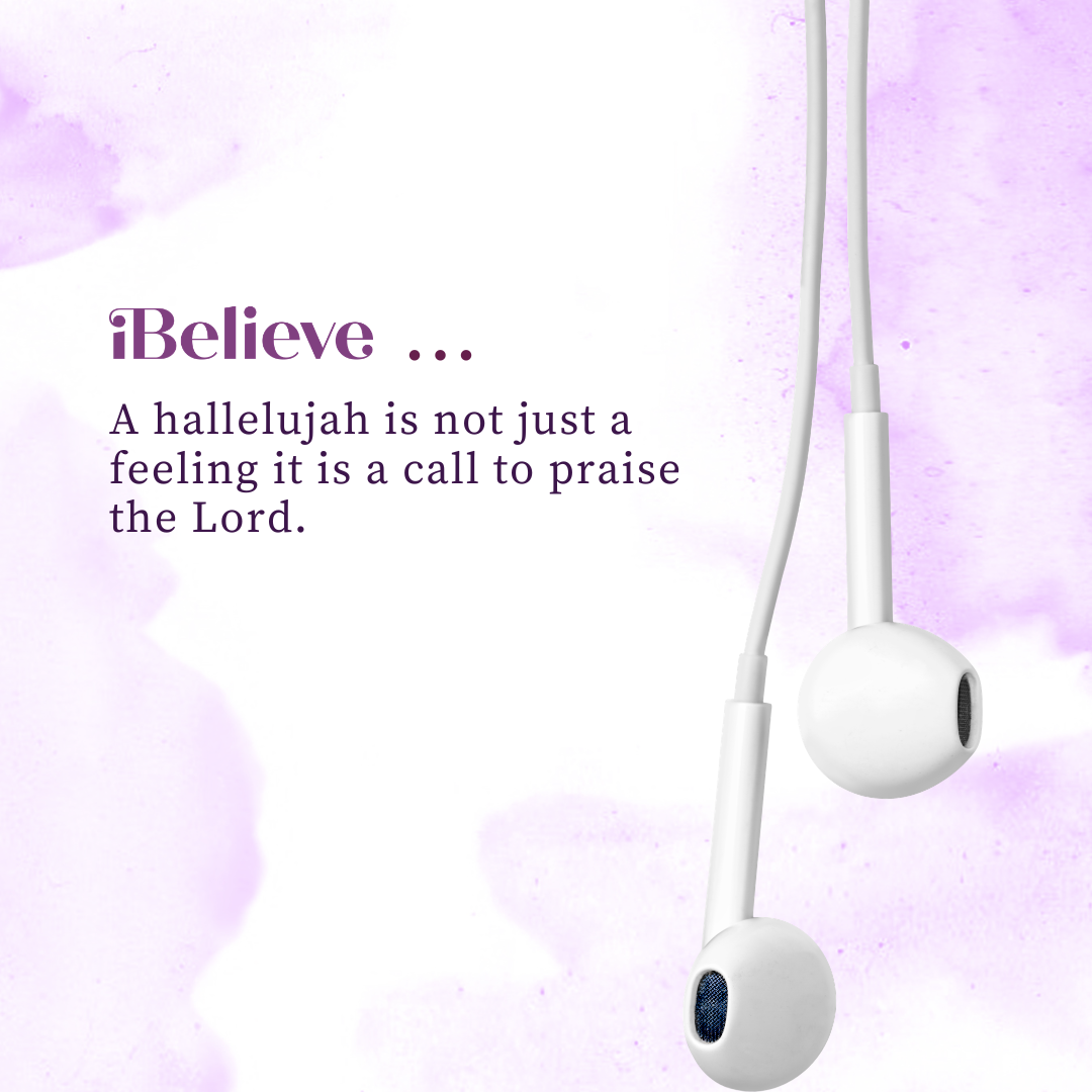 Quote card explaining that hallelujah means praise the Lord and should point the heart back to God