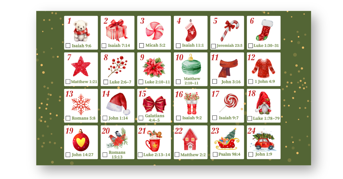 Advent Scripture Calendar 2026