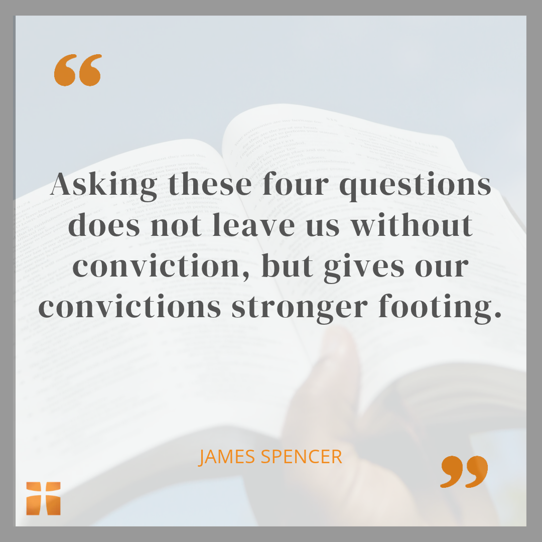 FOUR QUESTIONS FOR ANALYZING TERRIBLY SIMPLE ASSERTIONS graphic